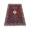 Tapis persan authentique avec laine noué à la main Qashqai rouge