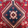Tapis persan authentique avec laine noué à la main Qashqai rouge