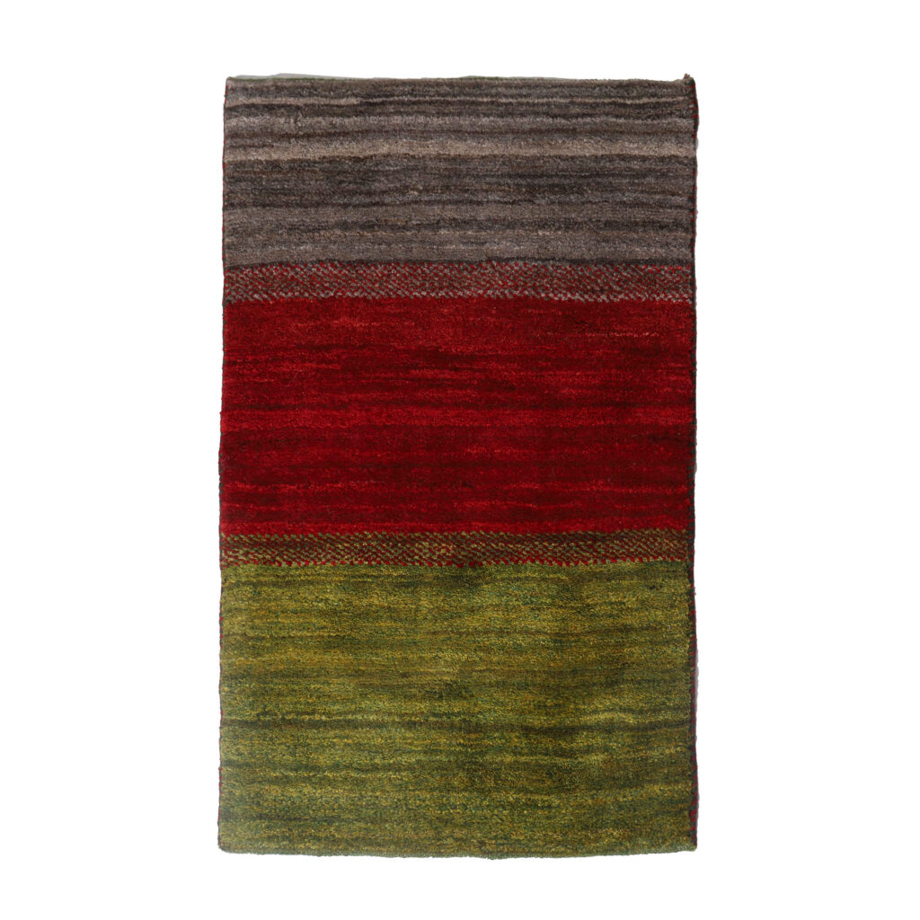 Tapis en laine Gabbeh persan authentique tissé à la main en Fars