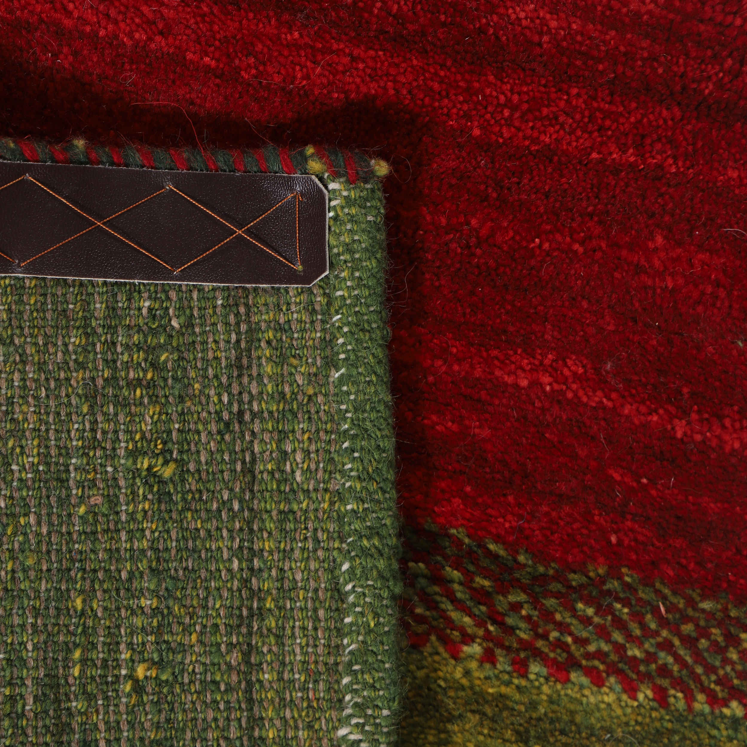 Tapis en laine Gabbeh persan authentique tissé à la main en Fars