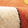 Tapis Gabbeh en laine persane véritablement tissé à la main en Fars arbre jaune