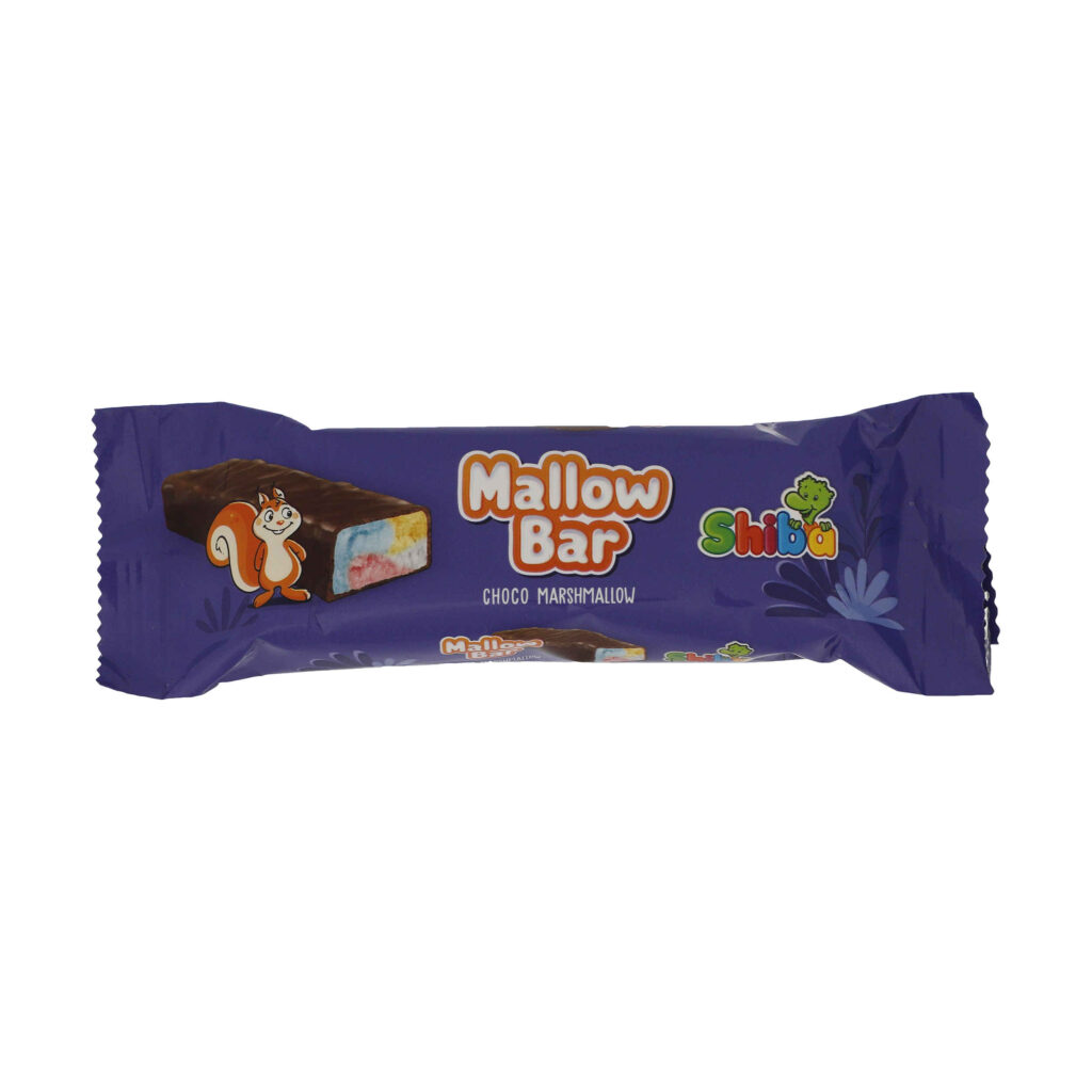 Paquet de guimauves halal - Enrobées de chocolat - Shiba (50 pièces)