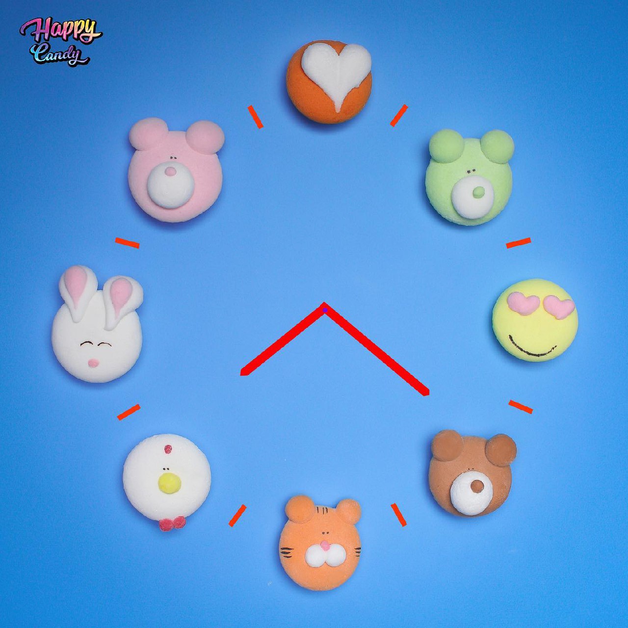 Paquet de guimauves halal – Forme d’animaux mignons dans un pot (130g)