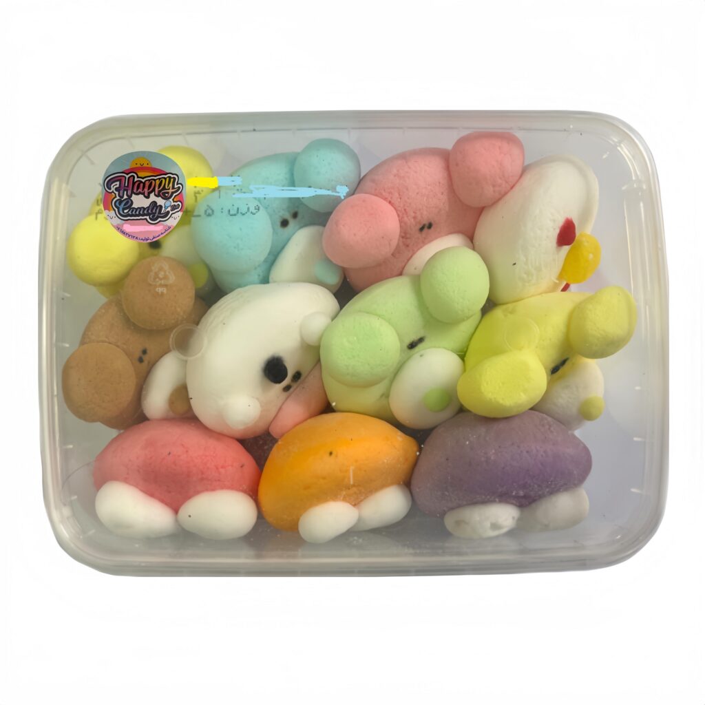 Paquet de guimauves halal - Forme d'animaux mignons (11 pièces, 70g)