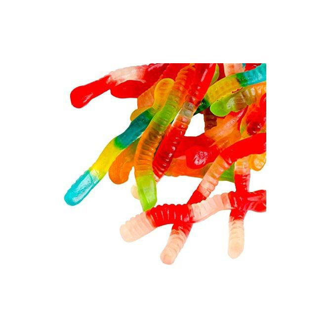 Bonbons gélifiés halal – Bonbons au goût de fruits en forme de serpent – Aidin (1000g)