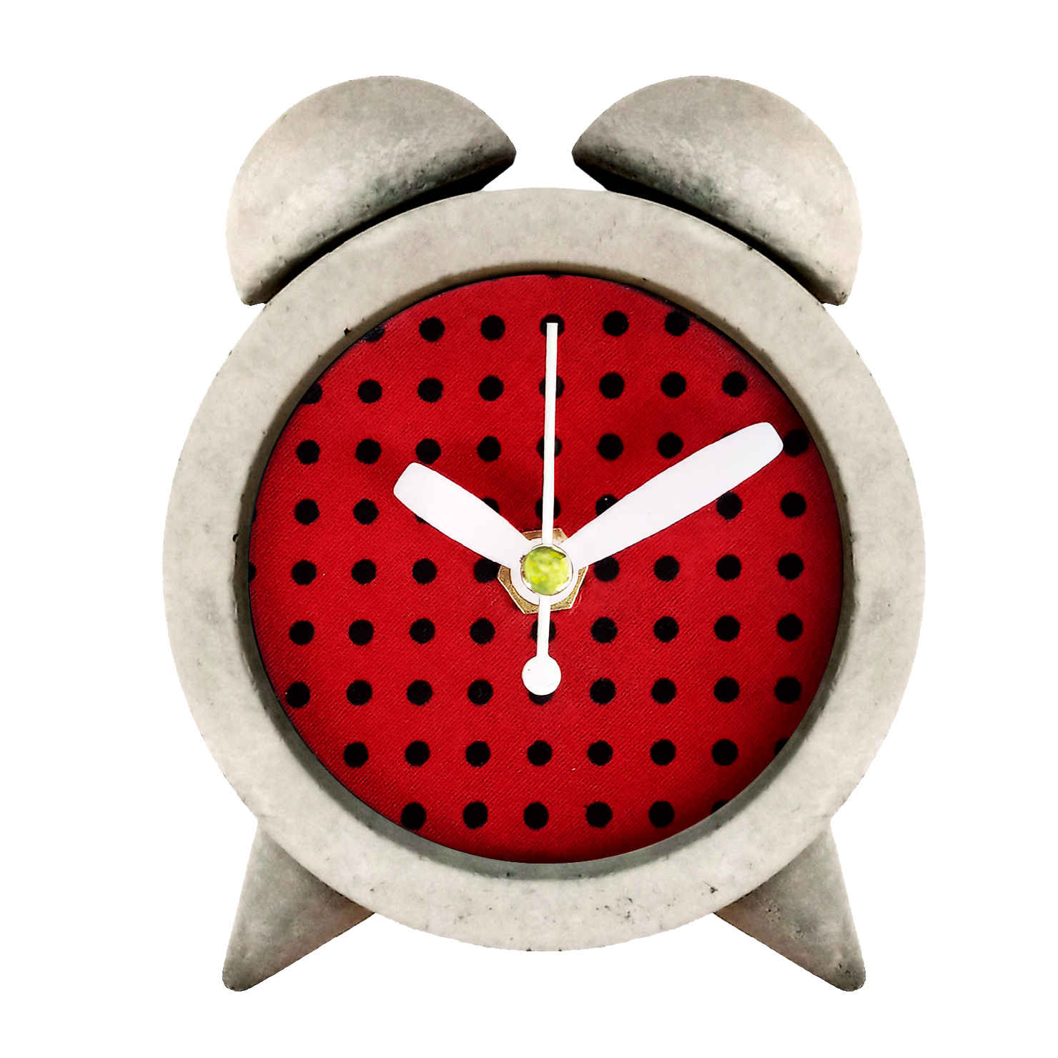 Horloge à Clochettes en Béton Fait Main - Pour Travail et Maison