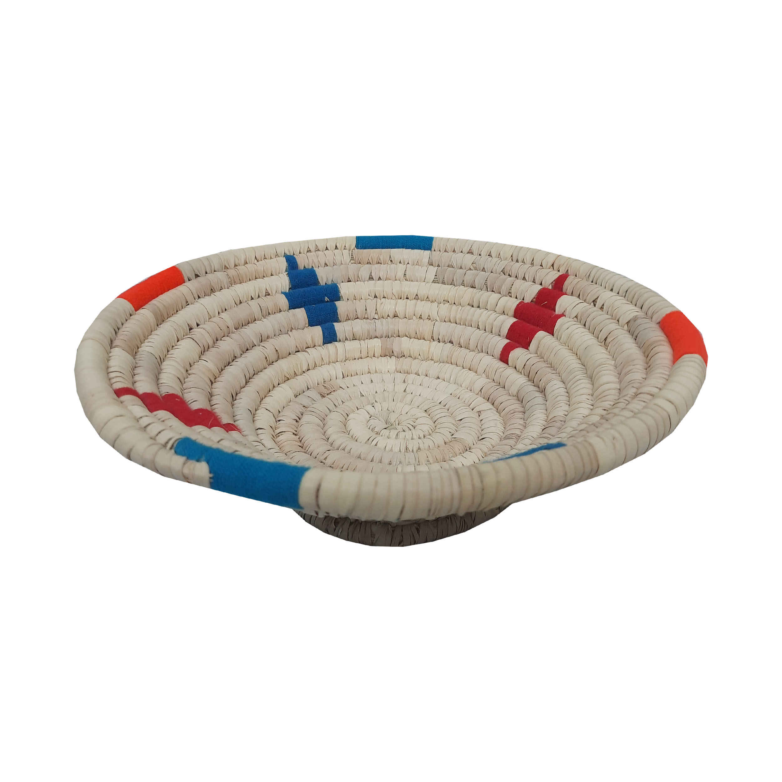 Panier en feuille de palmier tissé à la main persan modèle Roya