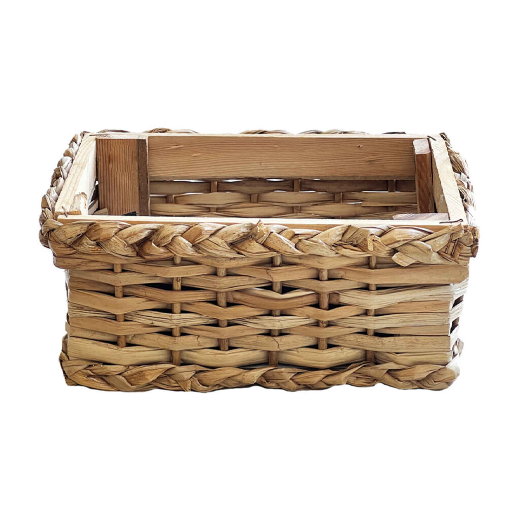 Panier de rangement tissé à la main pour étagère