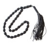 Chapelet islamique en onyx noir fabriqué avec 33 perles de prière – Tasbih