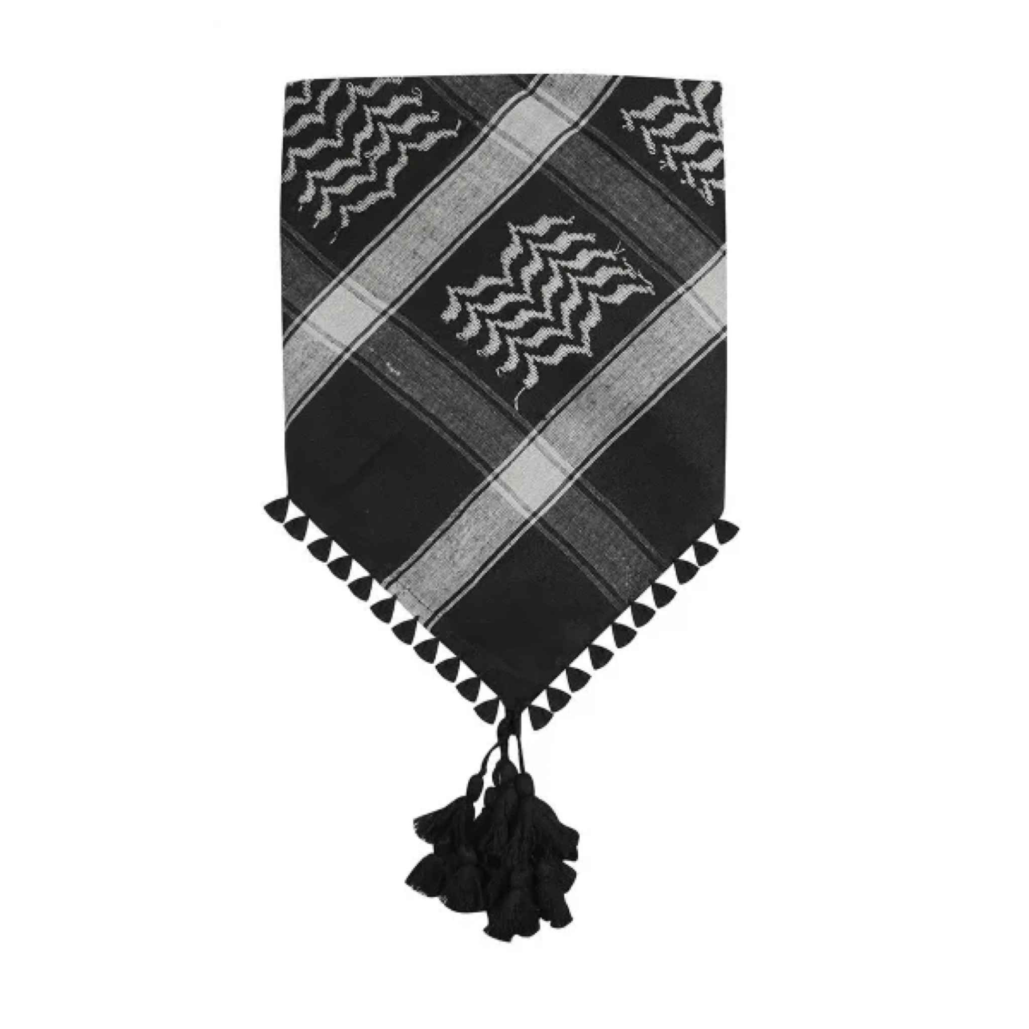 Keffieh en Coton – Écharpe Traditionnelle Antitranspirante et Anti-allergique