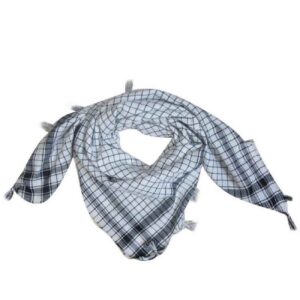 Écharpe Désert en Polyester – Keffieh Traditionnel pour la Tête et le Visage