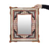 Cadre de miroir en bois persan – Miroir mural Khatamkari