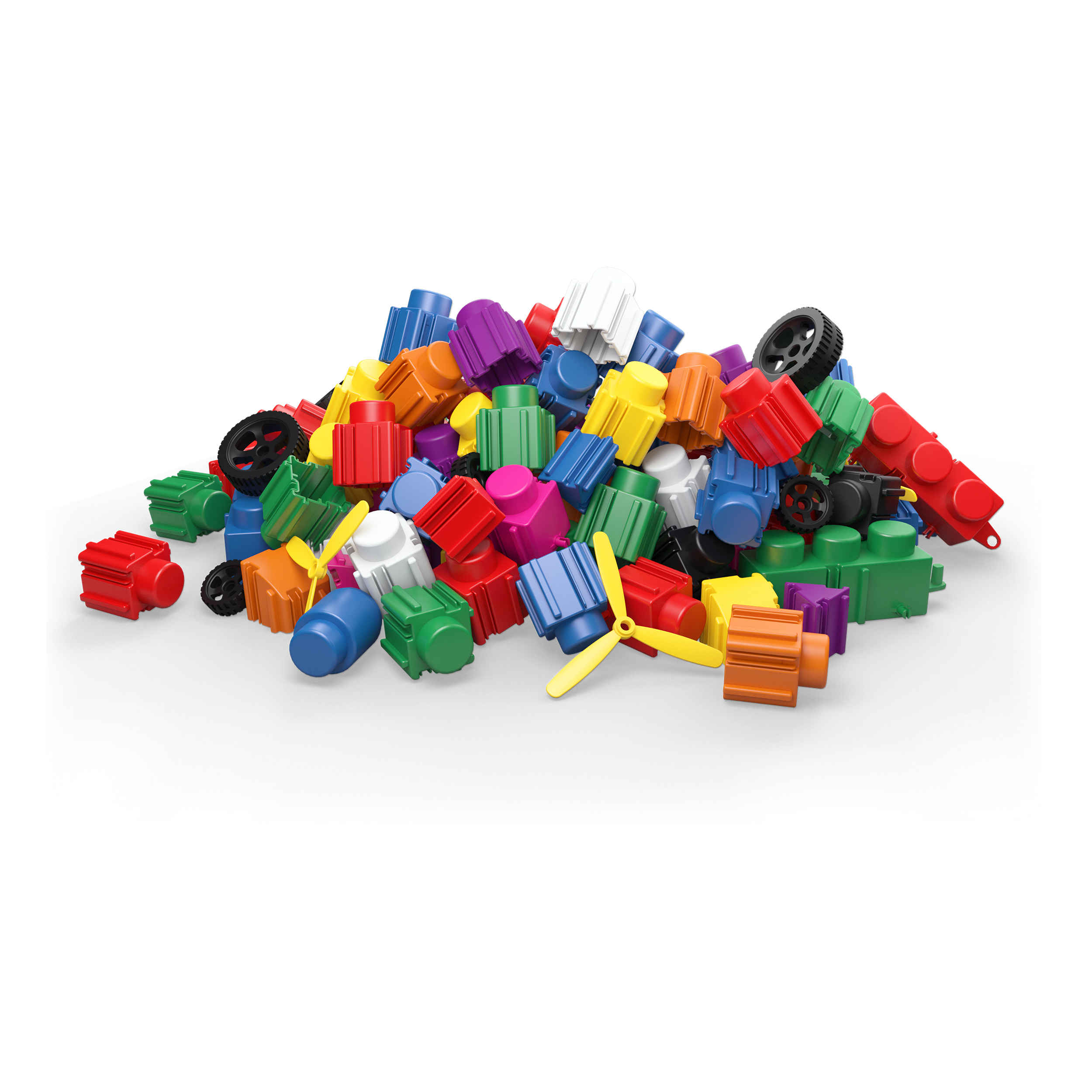 Junior Builders : Blocs de construction Château de rêve – Ensemble de jouets créatif pour enfants à partir de 18 mois