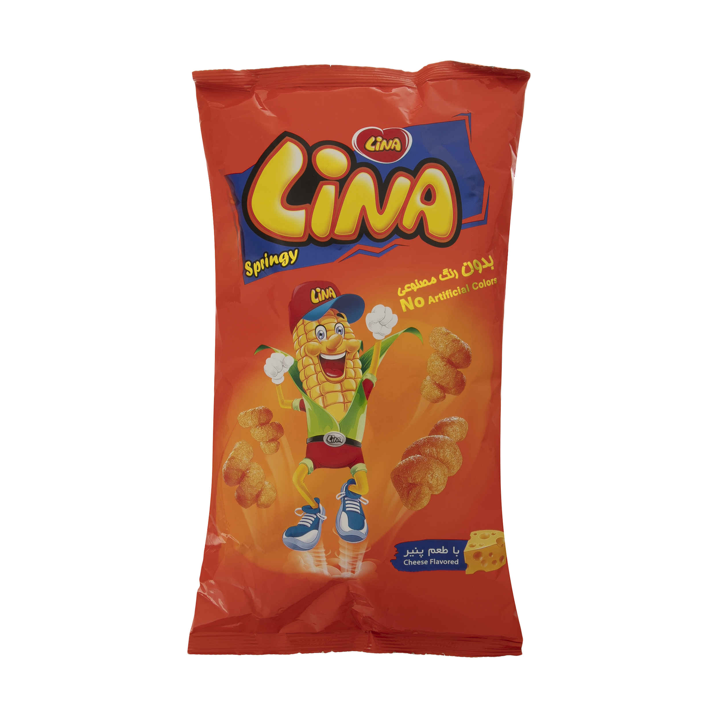 Lina Springy Corn Iranien Pofak - Snack Soufflé, 135 gr (10x)