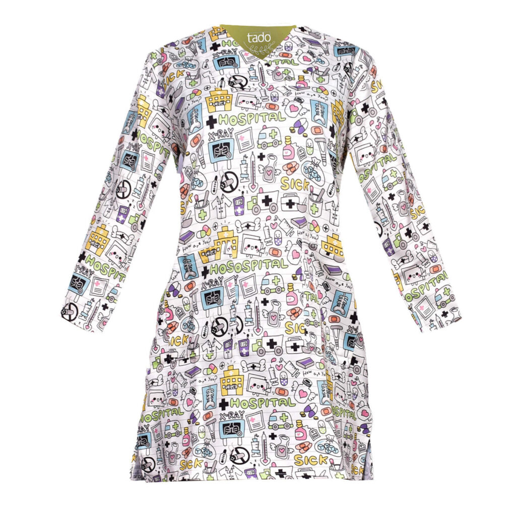 Uniforme médical extensible pour femme – Confortable et flexible