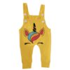 Ensemble de vêtements pour nouveau-né de 3 pièces design Licorne Jaune