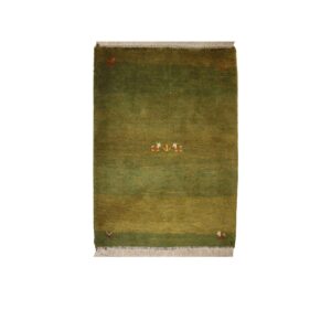 Tapis Gabbeh en laine persane original tissé à la main en Fars motifs animaliers