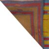 Tapis Gabbeh en laine persane original tissé à la main jaune
