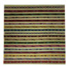 Tapis en laine Kilim persan original tissé à la main en Golestan rayé
