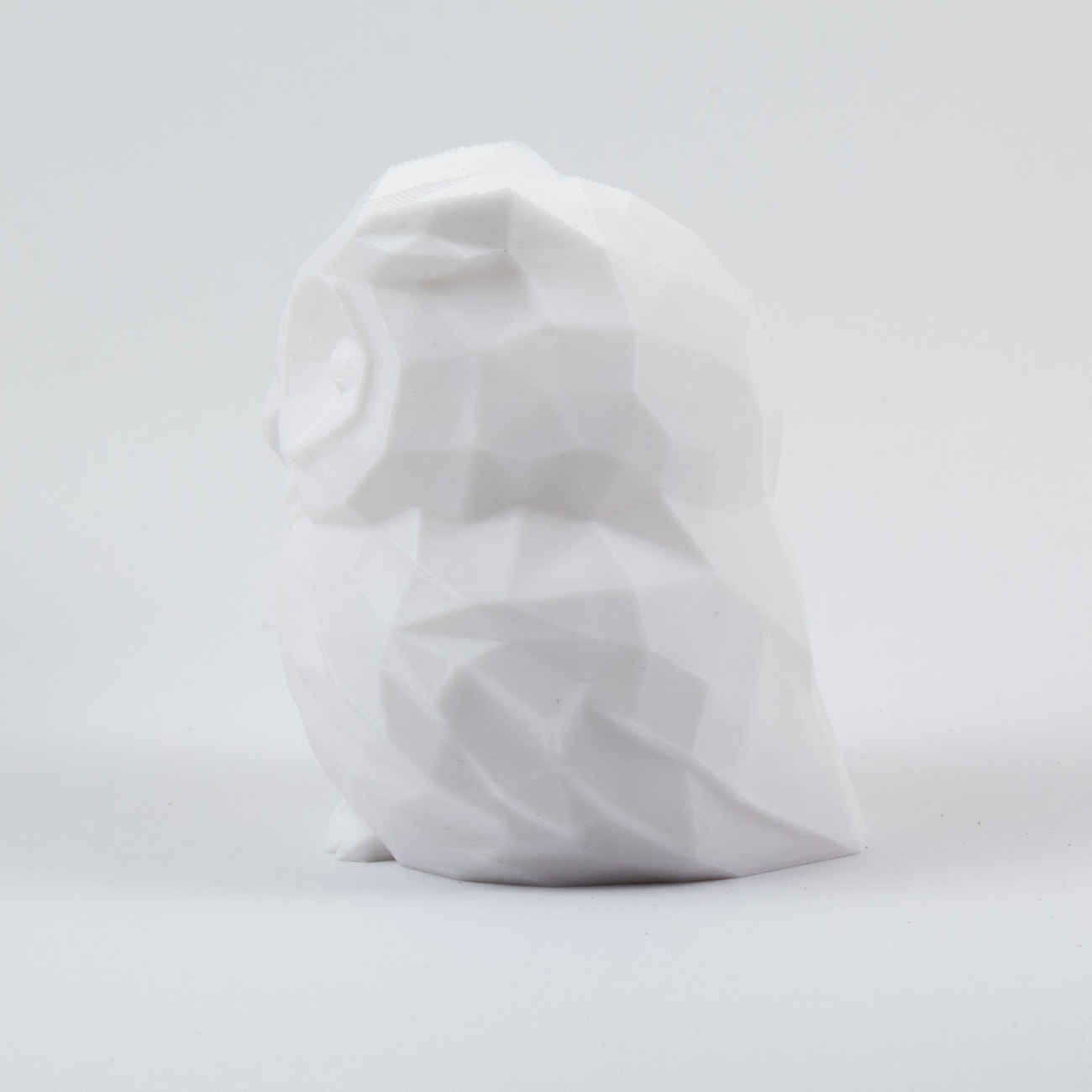 Figurine décorative de hibou blanc pour cadeau – Sculpture en céramique d’oiseau
