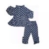 Ensemble pyjama pour bébé fille à manches longues avec design Cœur