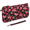 Trousse à crayons design floral pour l'école et le bureau avec bracelet