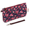 Trousse à crayons design floral pour l'école et le bureau avec bracelet