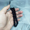 Chapelet islamique en agate noire avec 33 perles