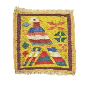 Sous-verre Kilim Persan Tissé à la Main pour Décoration de Table