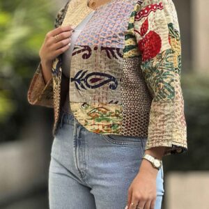 Persian Embroidered Short Manto for Women