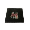 Tapis Gabbeh en laine persane véritablement tissé à la main avec motifs animaliers lion noir