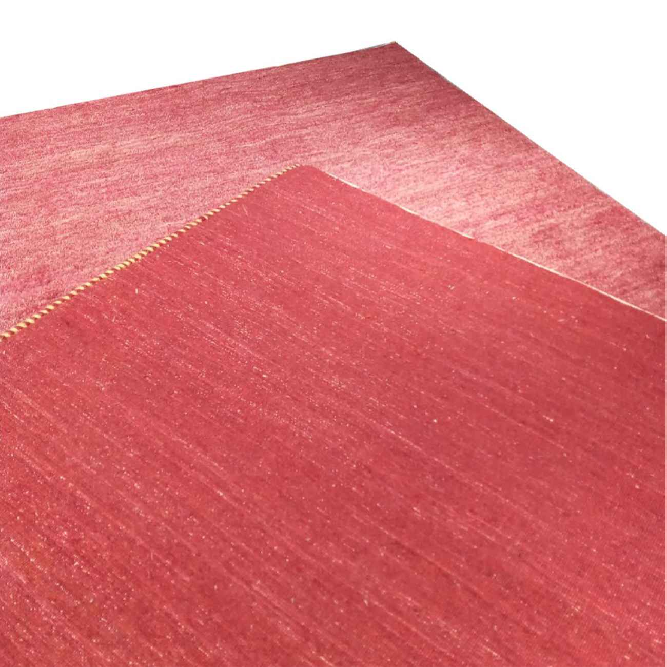 Tapis en laine Gabbeh persan authentique tissé à la main cramoisi