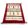 Tapis Gabbeh en laine persane véritablement tissé à la main en Fars motifs d'arbre