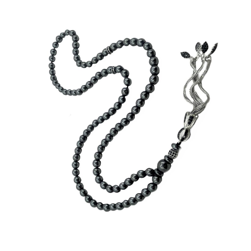 Chapelet islamique en hématite – 101 perles