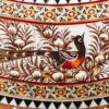 Cadre de miroir en bois persan – Design en relief Khatamkari