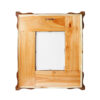 Cadre de miroir en bois – Design miniature en relief Khatamkari