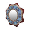 Cadre de miroir en bois persan – Modèle octogonal Khatamkari