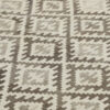 Tapis Kilim en laine persane tissé à la main en Fars Qashqai géométrique