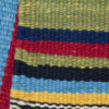 Tapis en laine Kilim persan artisanal tissé à la main géométrique bleu