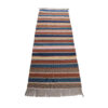 Tapis en laine Kilim persan tissé à la main en Isfahan rayé