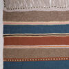 Tapis en laine Kilim persan tissé à la main en Isfahan rayé