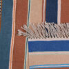 Tapis en laine Kilim persan tissé à la main en Isfahan rayé