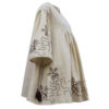 Manteau brodé persan avec motif floral pour femme
