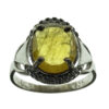 Bague en Citrine Jaune en Argent pour Femme Farideh