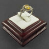 Bague en Citrine Jaune en Argent pour Femme Kamand