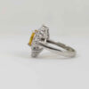 Bague en Citrine Jaune en Argent pour Femme Khorshid