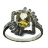 Bague en Citrine Jaune en Argent pour Femme Sussan