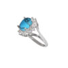 Bague Artisanale en Argent avec Turquoise pour Femme
