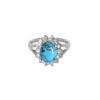 Bague Artisanale en Argent avec Turquoise pour Femme