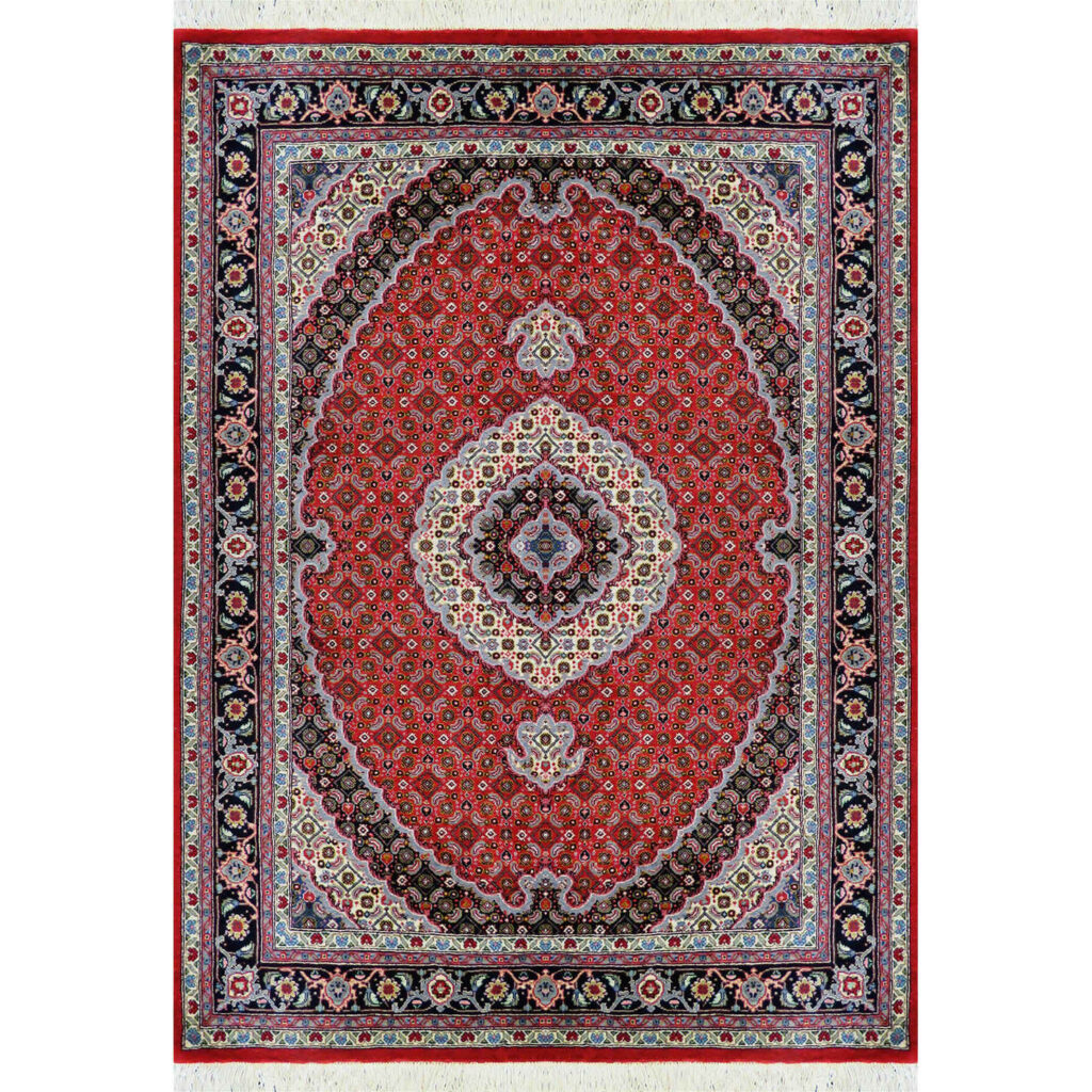 Tapis persan en laine authentique noué à la main à Khoy Riz Mahi